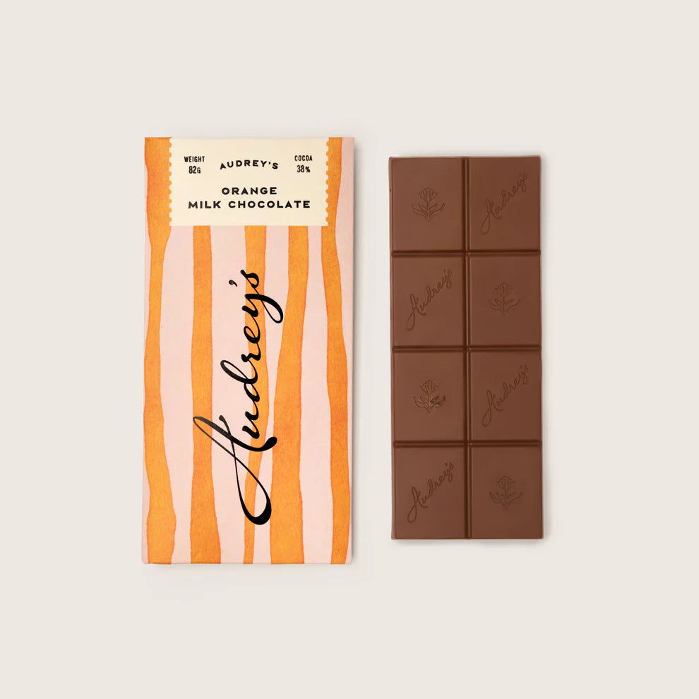 Audrey’s Milk 38% Orange Bar