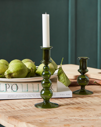 Bubble Candle stand Tall - Green