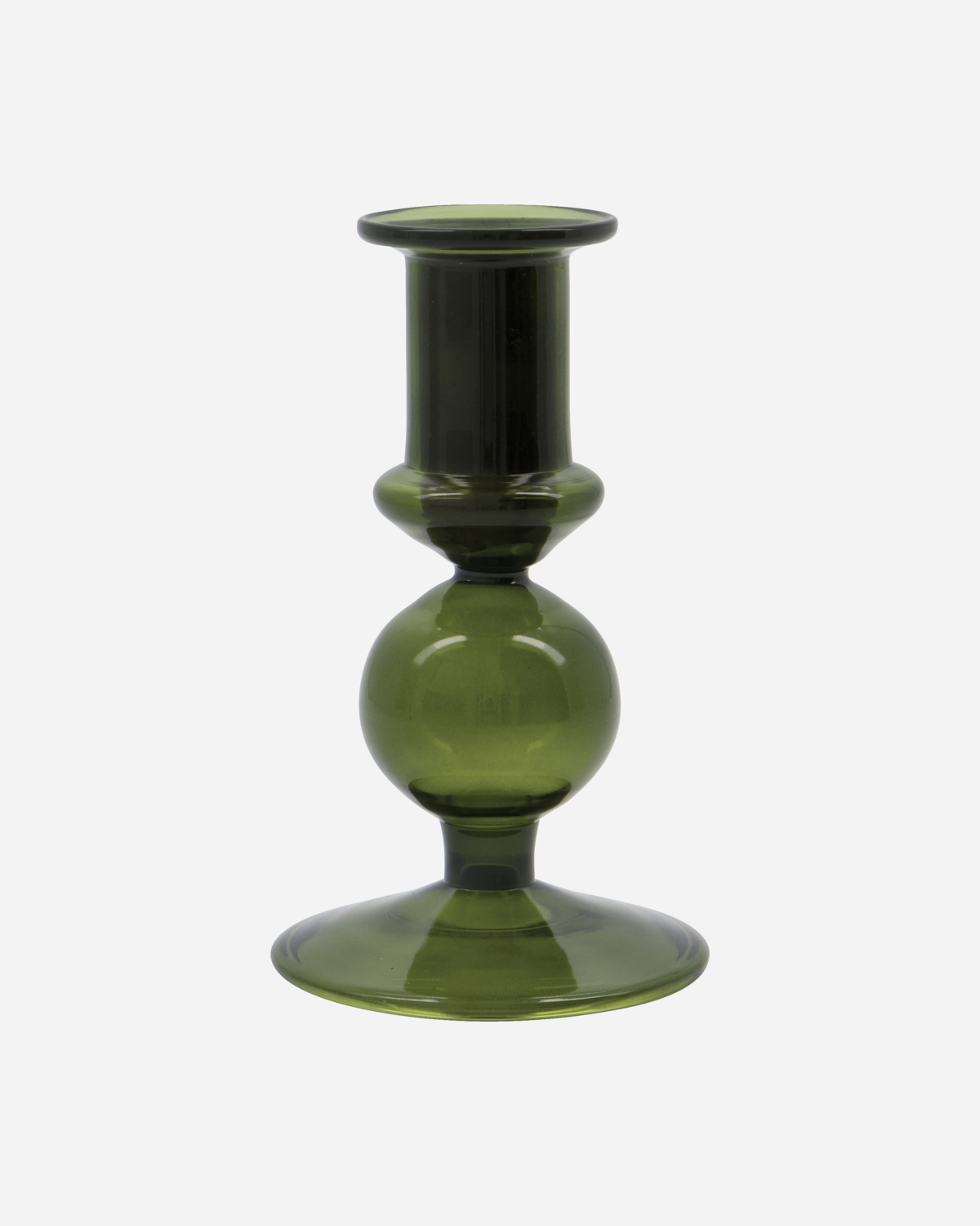 Bubble Candle stand Short - Green