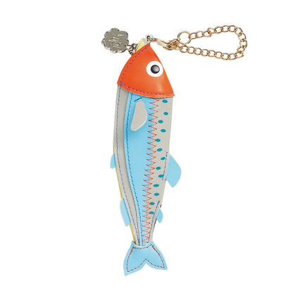 Fish Orange Zipped Pouch