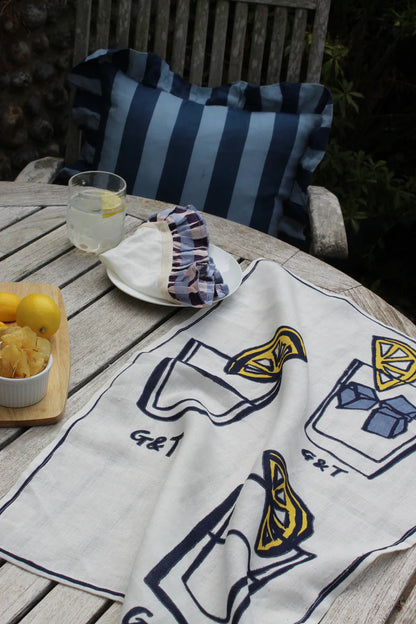 Amuse la Bouche Linen Tea Towel - Gin