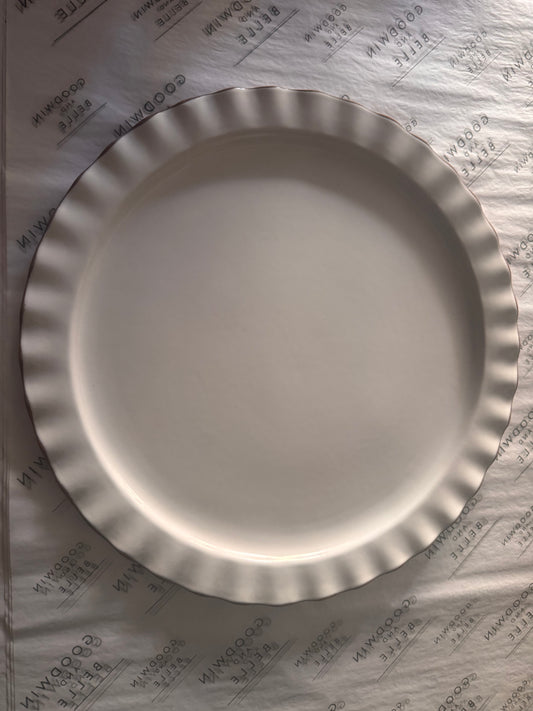 Sam Baron Pizza Plate White