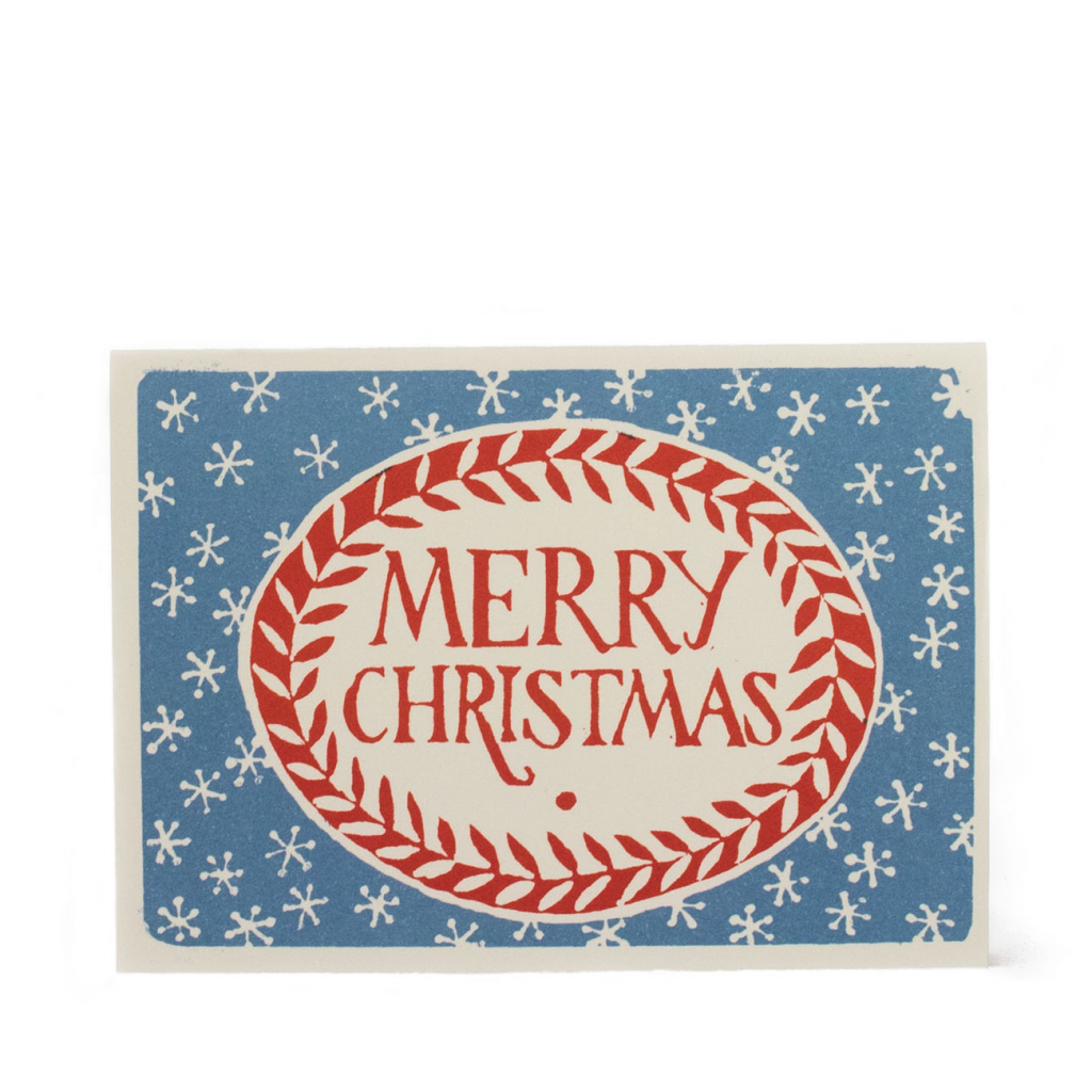 Cambridge Imprint Cards Merry Christmas Red and Blue / PK 10