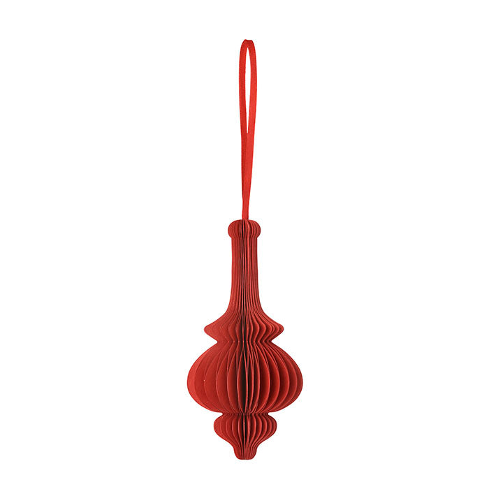 Honeycomb Ornament H20cm Flare Ruby