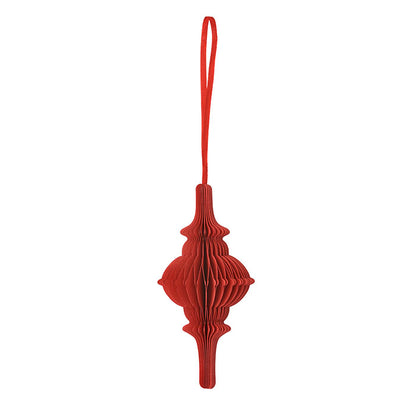 Honeycomb Ornament H20cm Spire Ruby