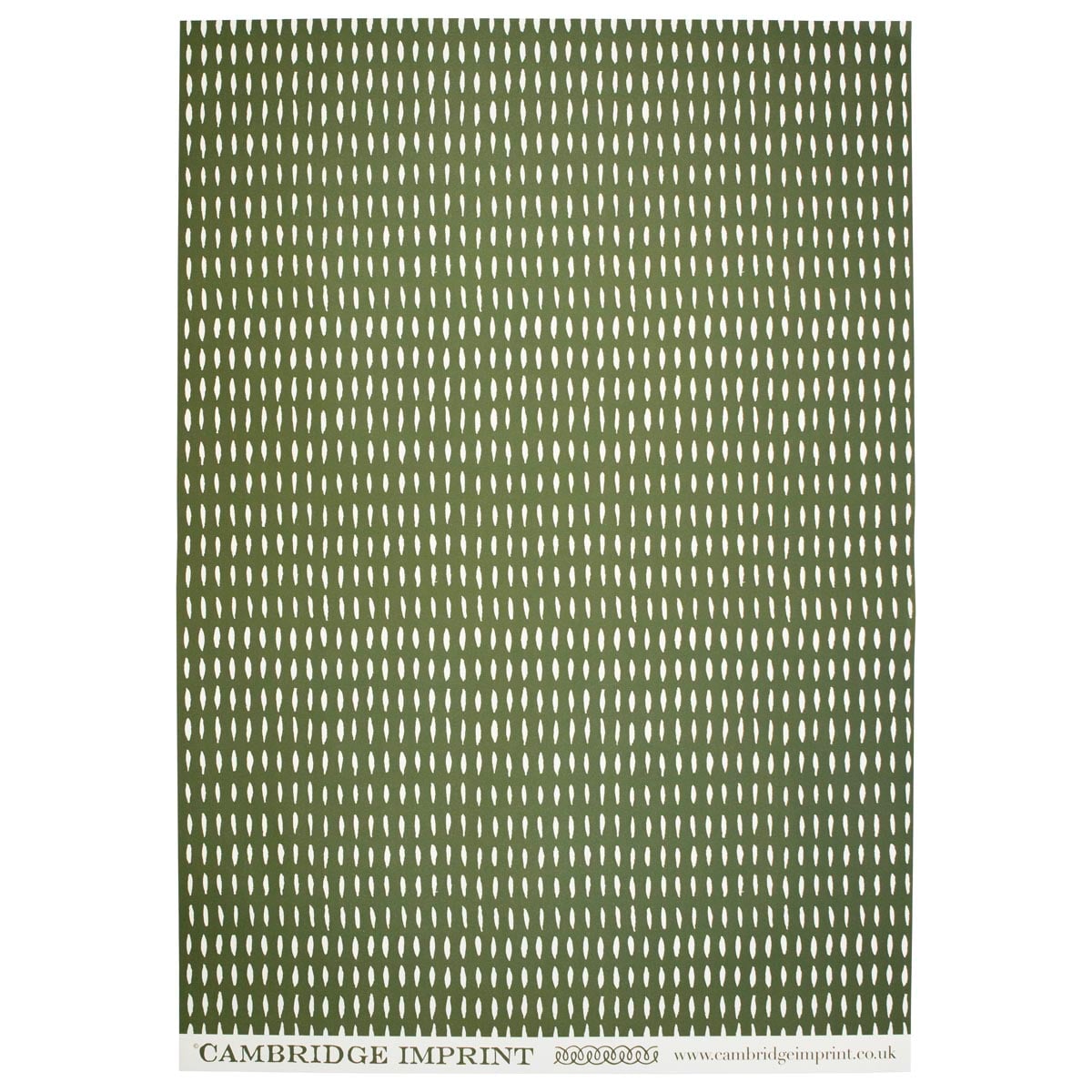 Cmabridge Imprint Patterned Paper Seed Olive