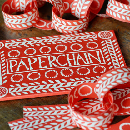 Cambridge Imprint Paperchain / Red / white