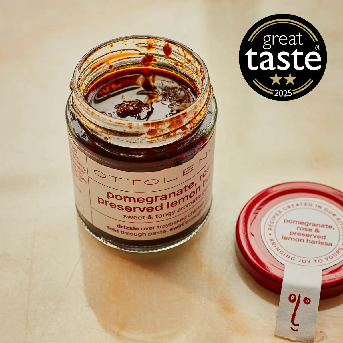 Ottolenghi - Pomegranate, Rose and Lemon Harissa Paste