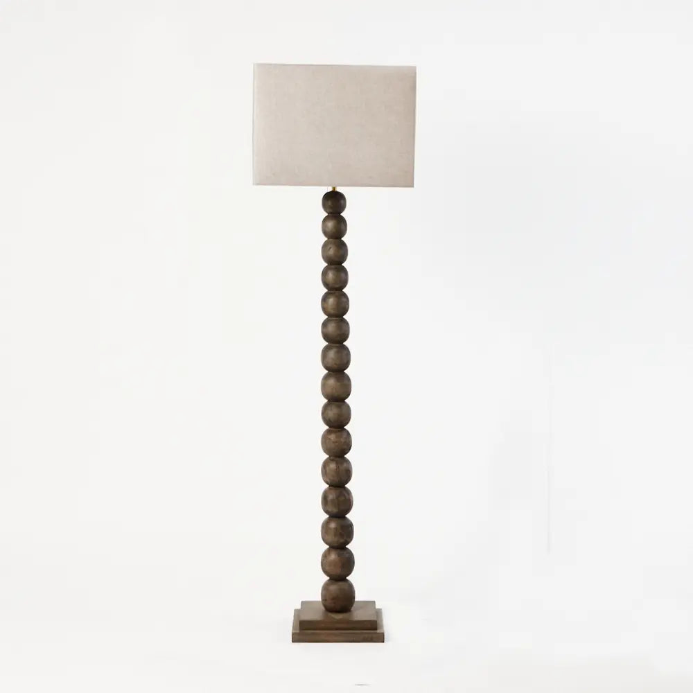 Preston Floor Lamp brown grey