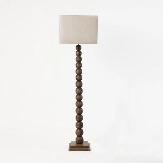 Preston Floor Lamp brown grey