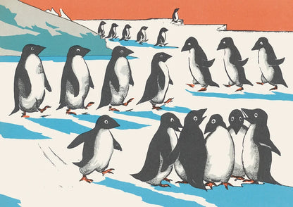 Royal Academy - Christmas Wallet /  Dorothy & Marguerite Bryan, Penguins / Pk 10