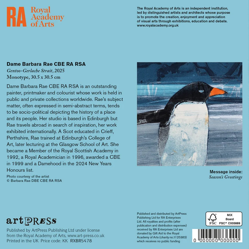 Royal Academy - Christmas Wallet / Dame Barbara Rae CBE RSA RA, Penguin / PK 10