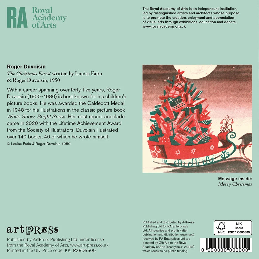 Royal Academy - Christmas Wallet / Roger Duvoisin, The Christmas Forest / PK10