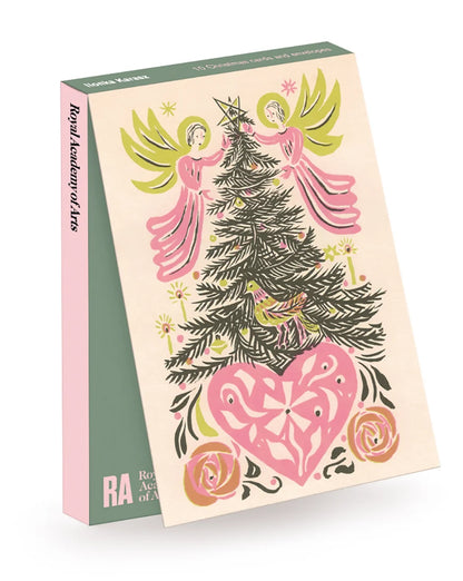 Royal Academy - Christmas Wallet / Ilonka Karasz, Angels and Tree / PK 10