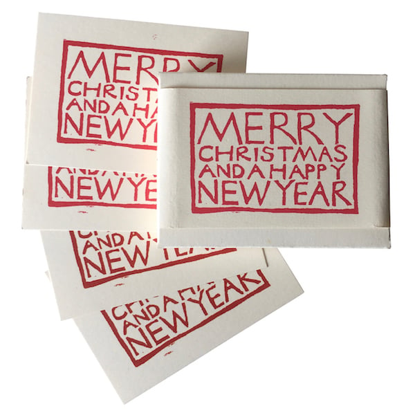 Cambridge Imprint Simple Gift Tag x30 / Red