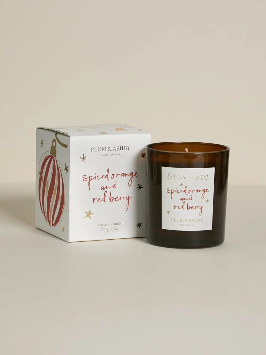 Plum & Ashby Spiced Orange & Red Berry Candle 220g
