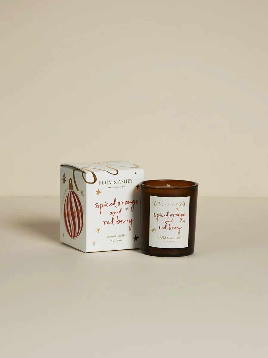 Plum & Ashby Spiced Orange & Red Berry Votive 75g