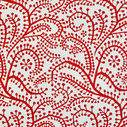 Cambridge Imprint Patterned Paper Seaweed Paisley Crimson
