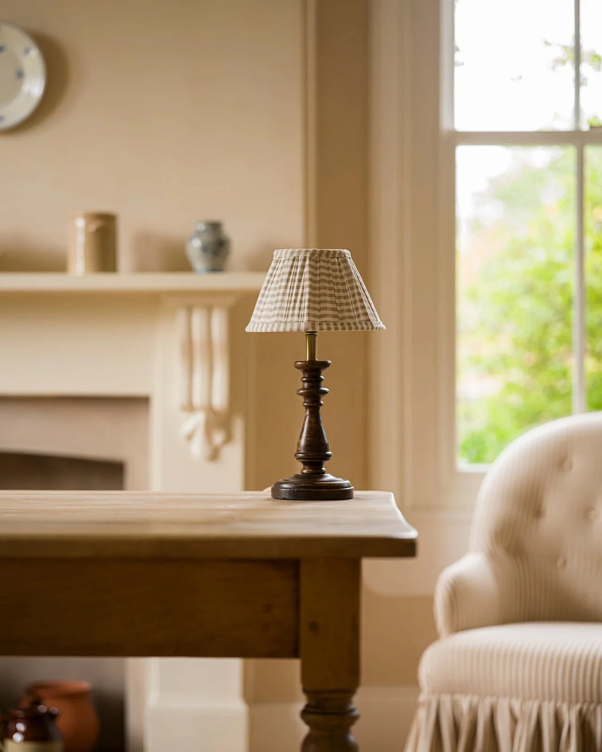 The Candleford Table Lamp Walnut