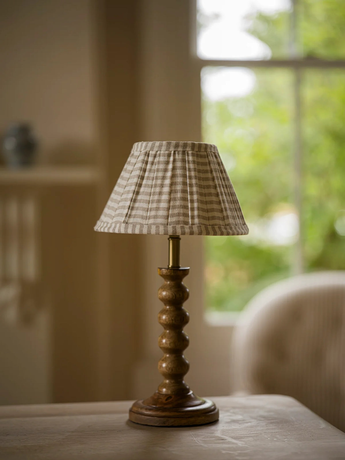 Striped Pleated Shade