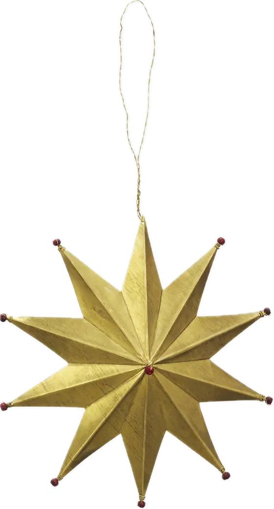 Hanging Brass Star