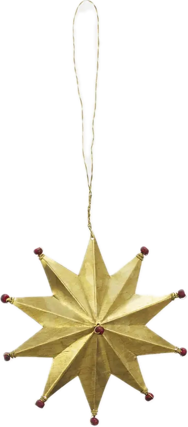 Hanging Brass Star