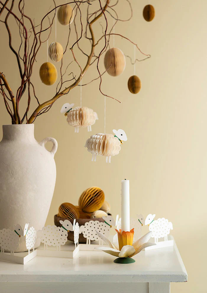 Table Garland 76cm Sheep Off White
