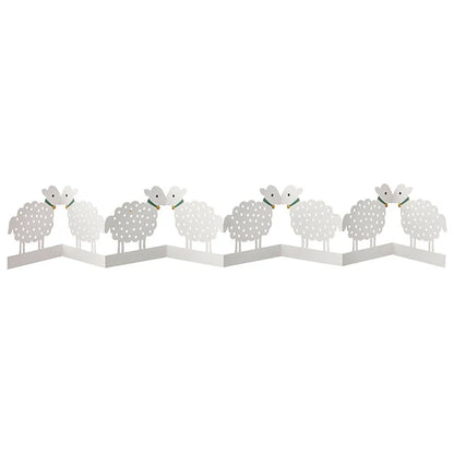 Table Garland 76cm Sheep Off White