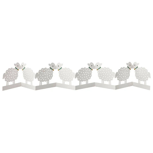 Table Garland 76cm Sheep Off White