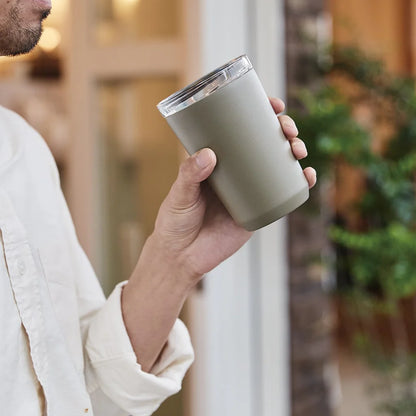 Kinto To Go Travel Tumbler / With Plug Khaki 360ml