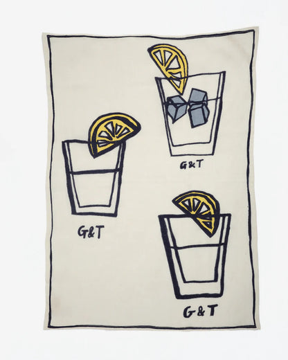 Amuse la Bouche Linen Tea Towel - Gin