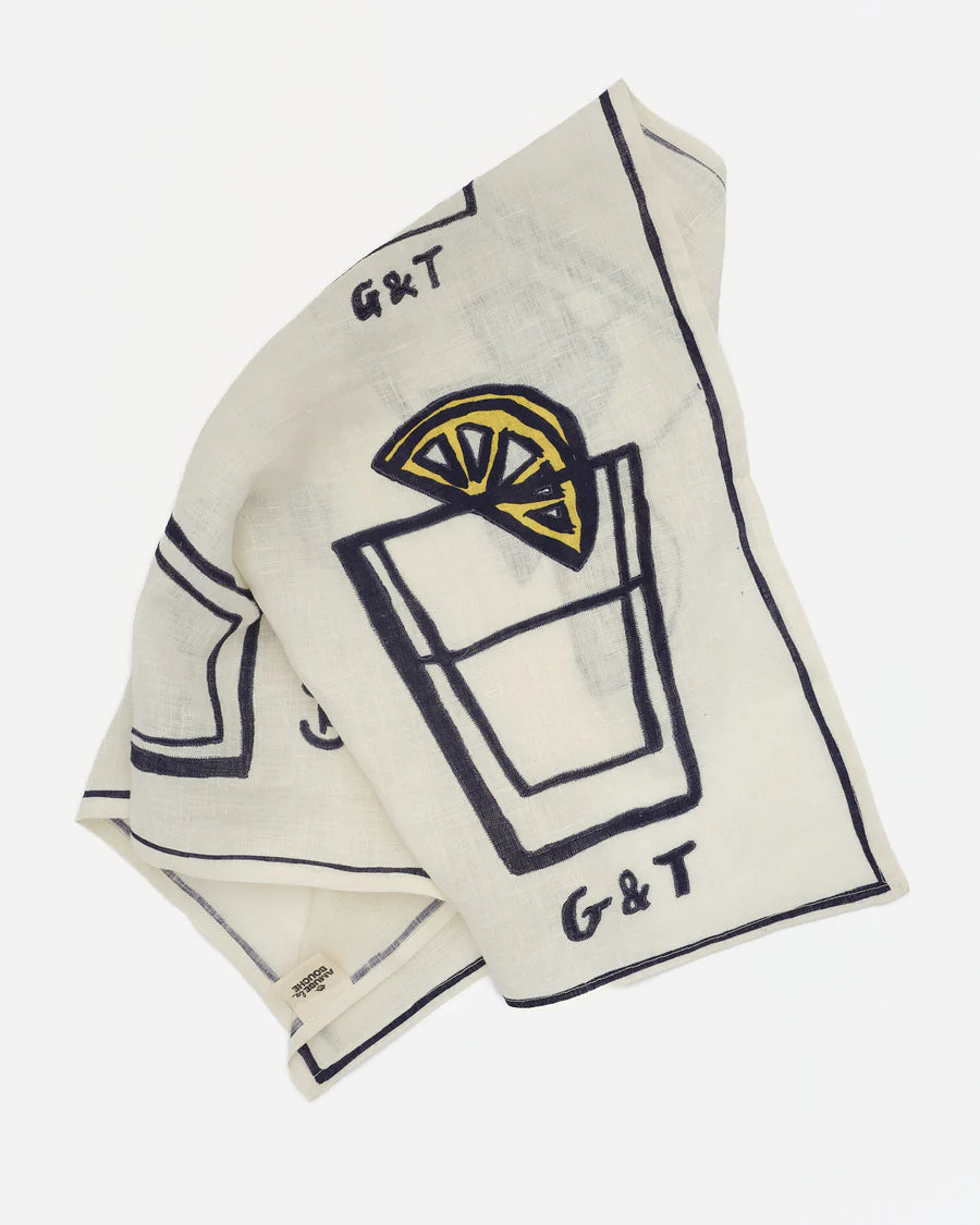 Amuse la Bouche Linen Tea Towel - Gin