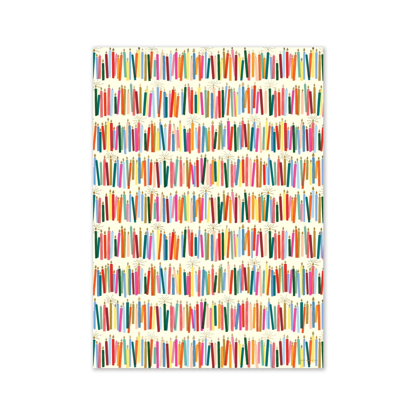 Rifle Paper Candles 3 Roll Wrap