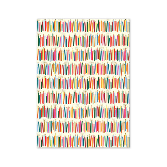 Rifle Paper Candles Flat Wrap