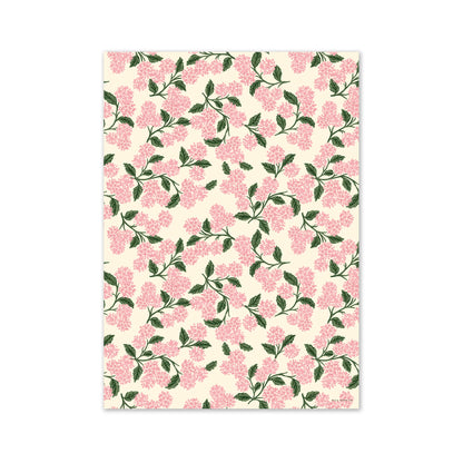 Rifle Paper Pink Hydrangea 3 Roll Wrap