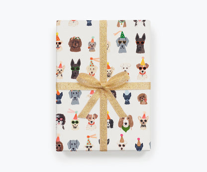 Rifle Paper Party Pups Wrap Sheet
