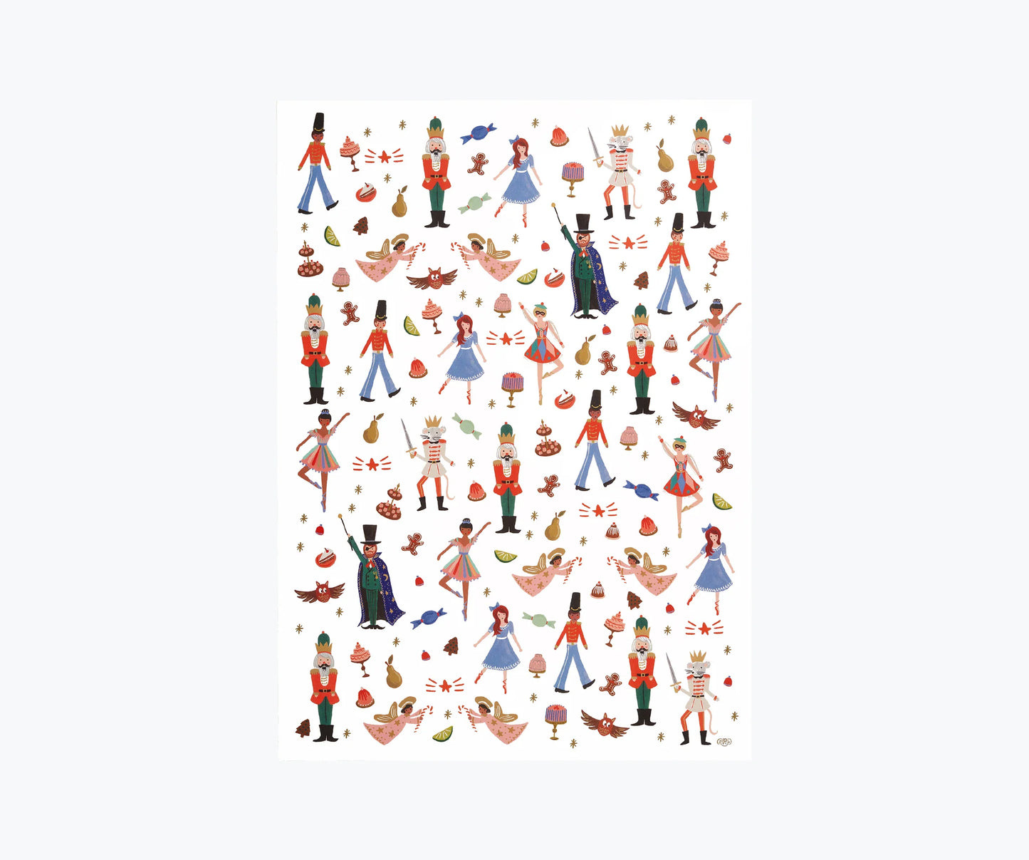 Rifle Paper Nutcracker 3 Wrap Roll