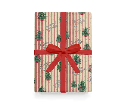 Rifle Paper Tinsel Tree 3 Wrap Roll