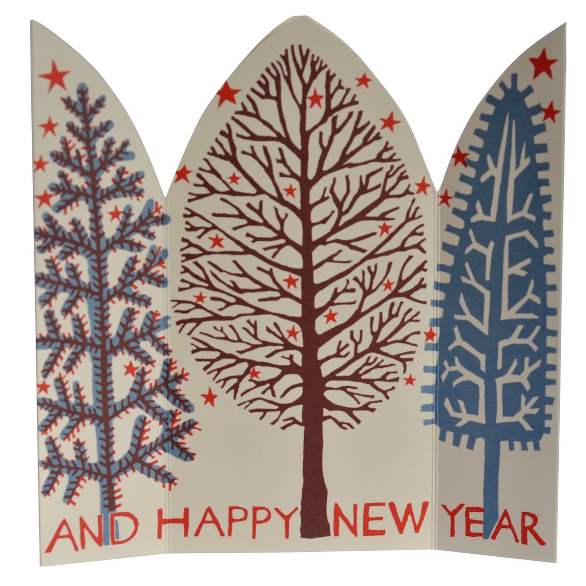 Cambridge Imprint Extra Special Triptych Card Winter Trees