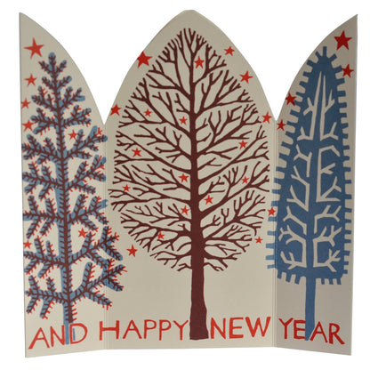 Cambridge Imprint Extra Special Triptych Card Winter Trees