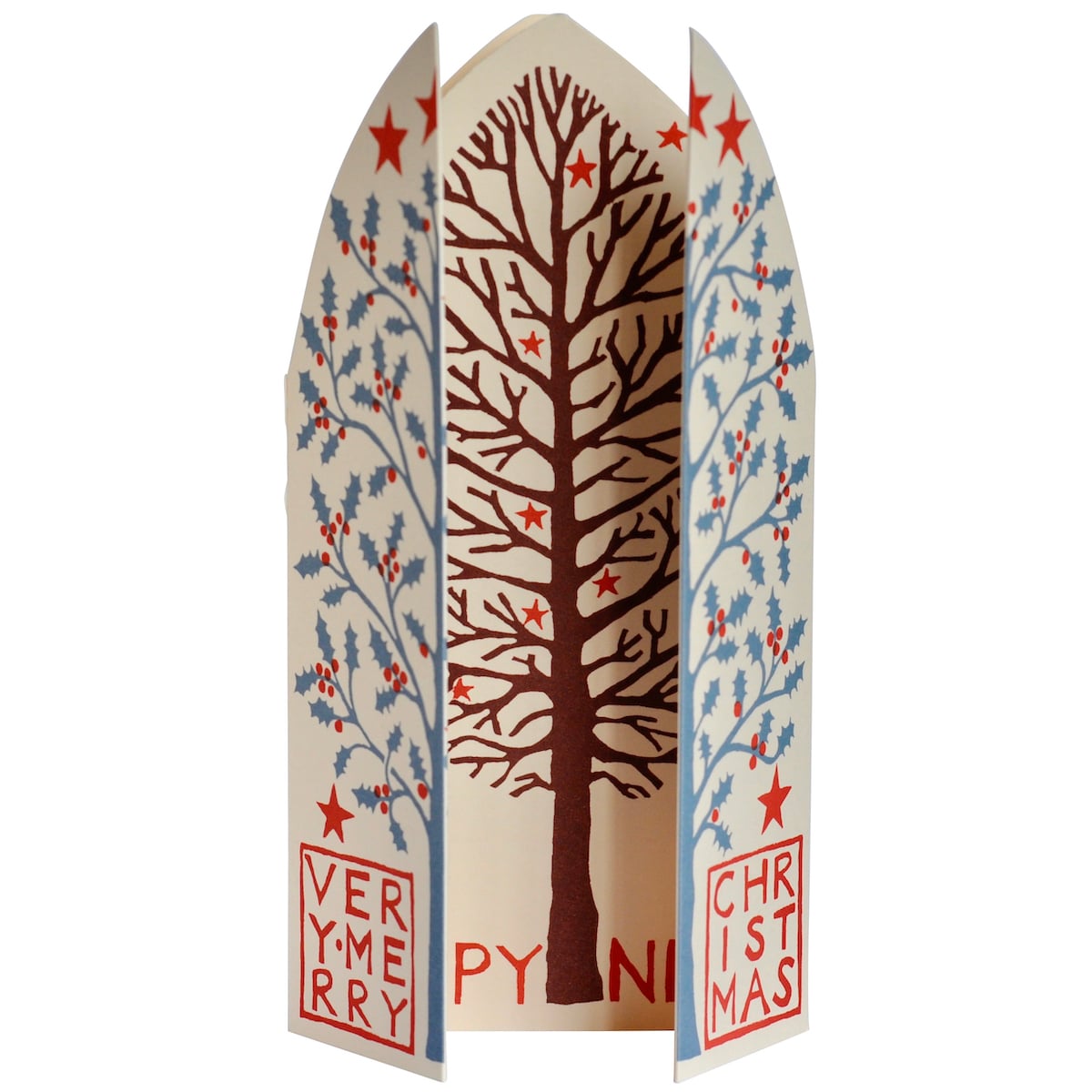 Cambridge Imprint Extra Special Triptych Card Winter Trees