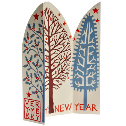 Cambridge Imprint Extra Special Triptych Card Winter Trees