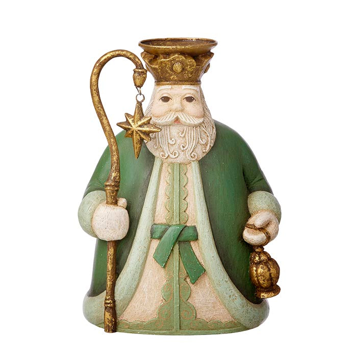 Santa Candle Holder / Ivy