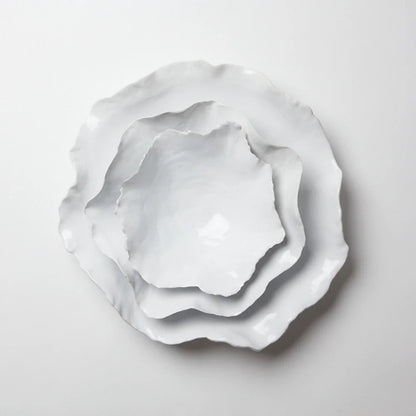 White Small Claire Bowl
