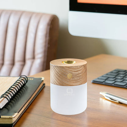 Smart Diffuser Lamp: White Ash