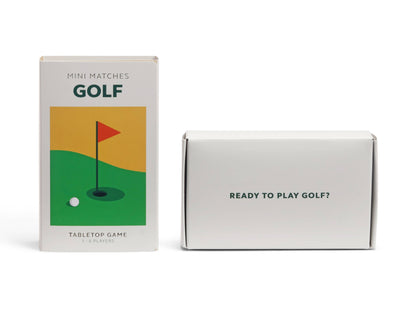 Mini Matches Golf | Tabletop Game Set for Golf Fans