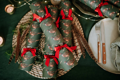 PHEASANT LUXURY CHRISTMAS CRACKERS