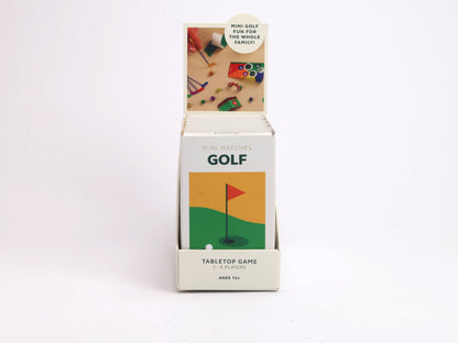 Mini Matches Golf | Tabletop Game Set for Golf Fans