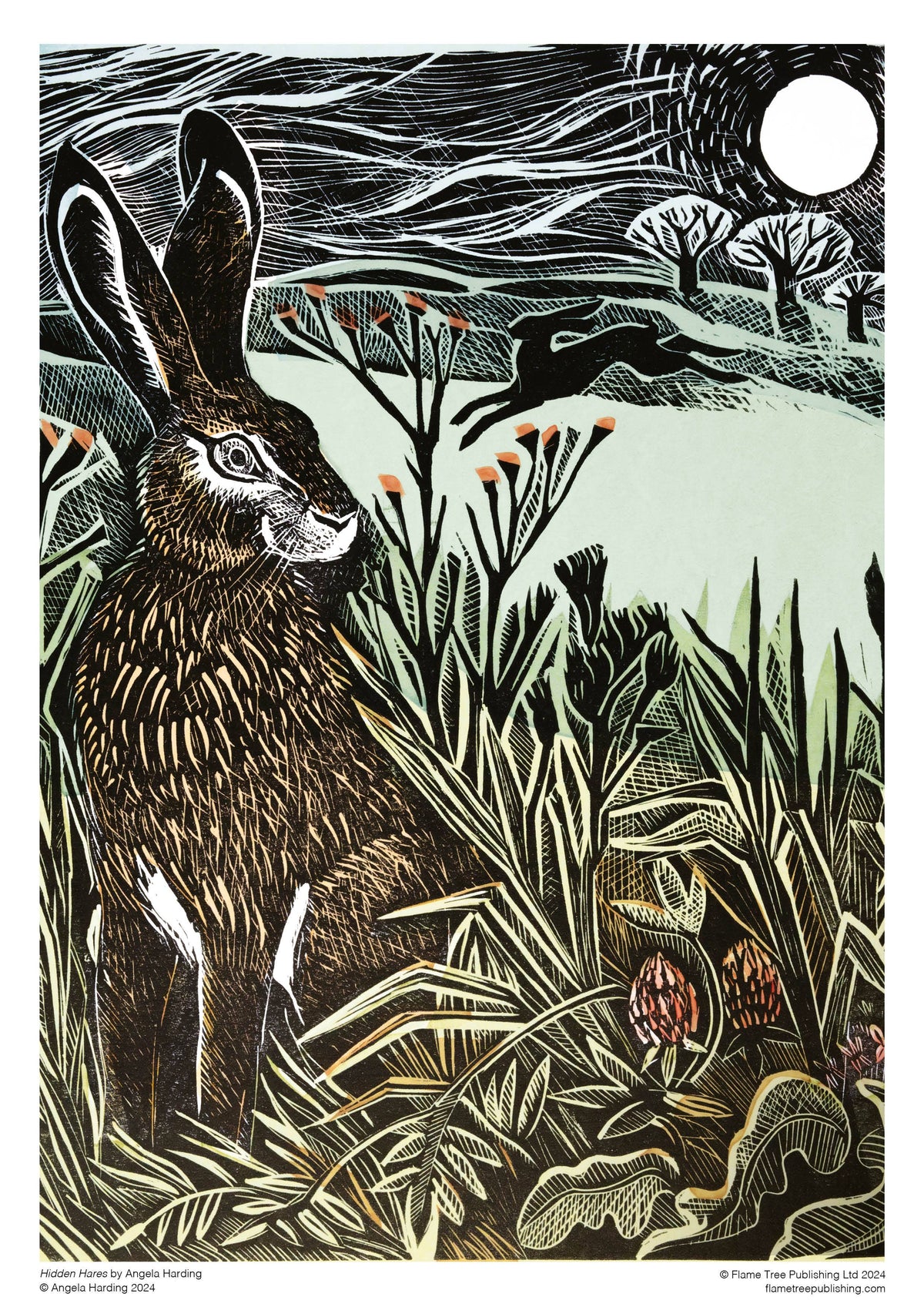 Adult Sustainable Jigsaw Puzzle Angela Harding / Hidden Hares / 1000 Piece Jigsaw Puzzles