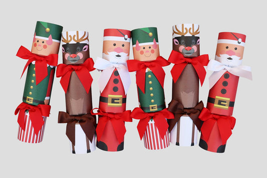 NORTH POLE FRIENDS LUXURY CHRISTMAS CRACKERS